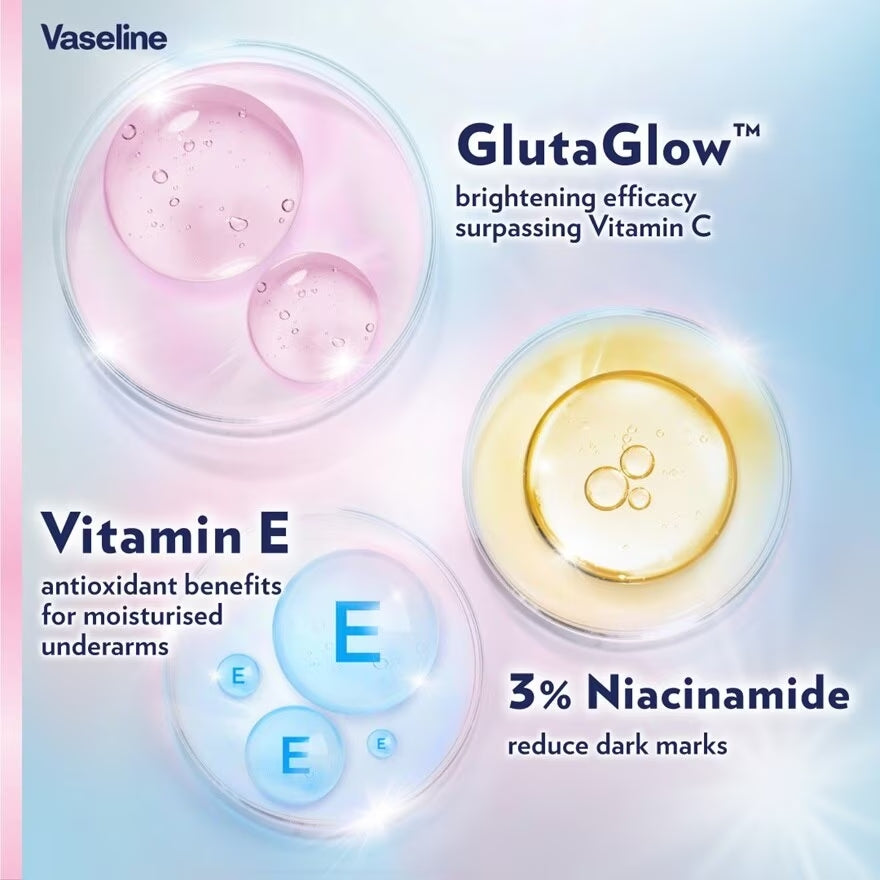 Vaseline GlutaGlow Ampoule Dry Serum Deodorant Bright & Dry