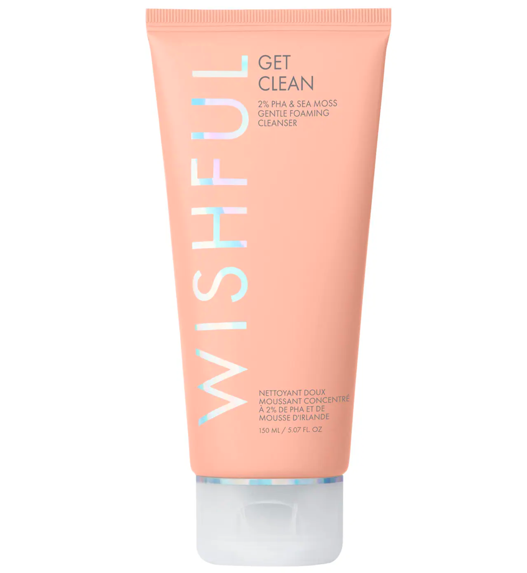 Wishful Get Clean 2% PHA & Sea Moss Gentle Foaming Cleanser 150ml