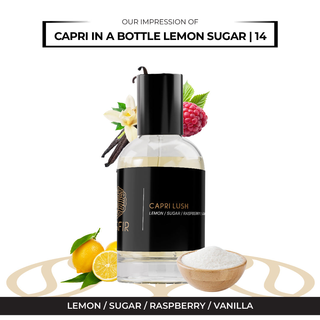 Yesfir Capri Lush - Capri in a Bottle Lemon Sugar | 14 Kayali