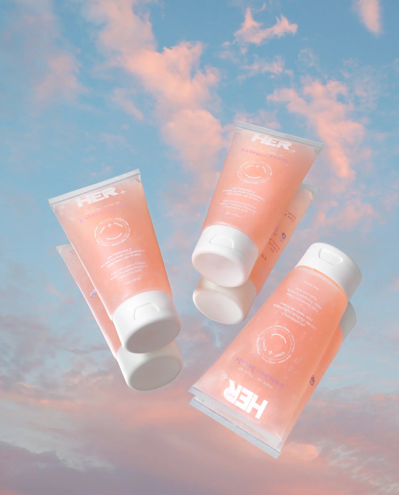 Her Beauty Balance Bestie pH Friendly Rose Cloud Cleanser