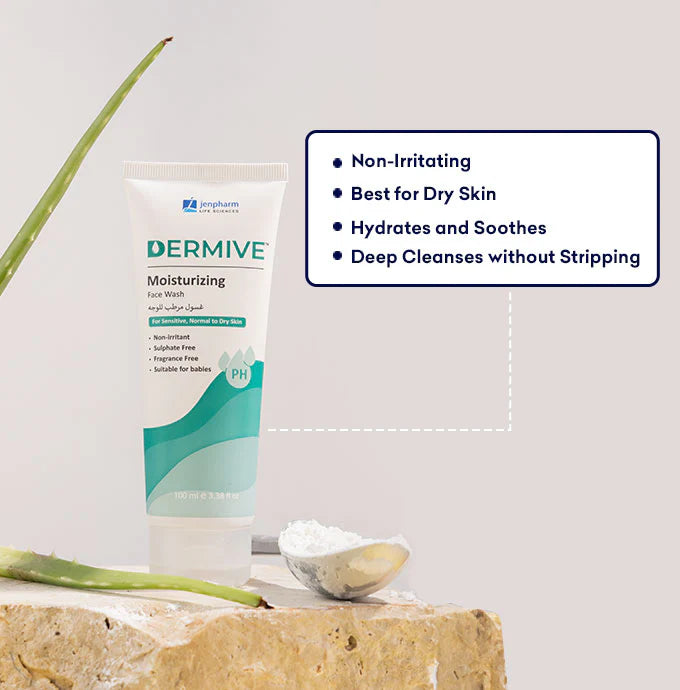 Jenpharm Dermive Moisturizing Face Wash