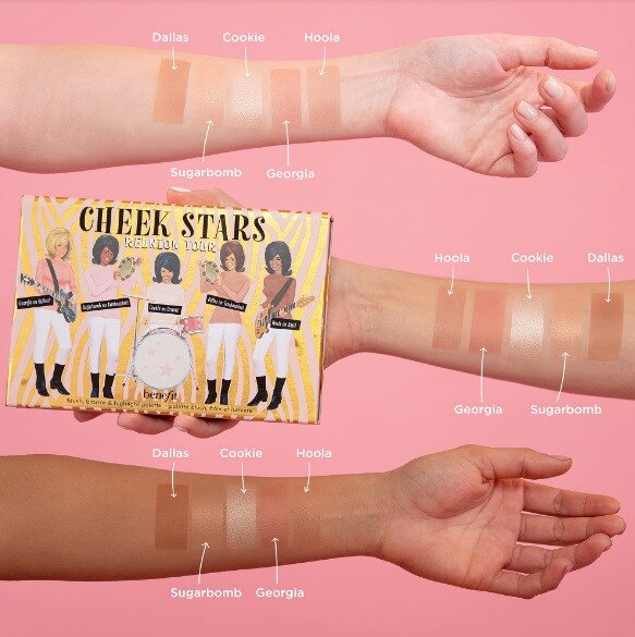 Benefit Cheek Star Reunion Tour Highlight Palette Blush