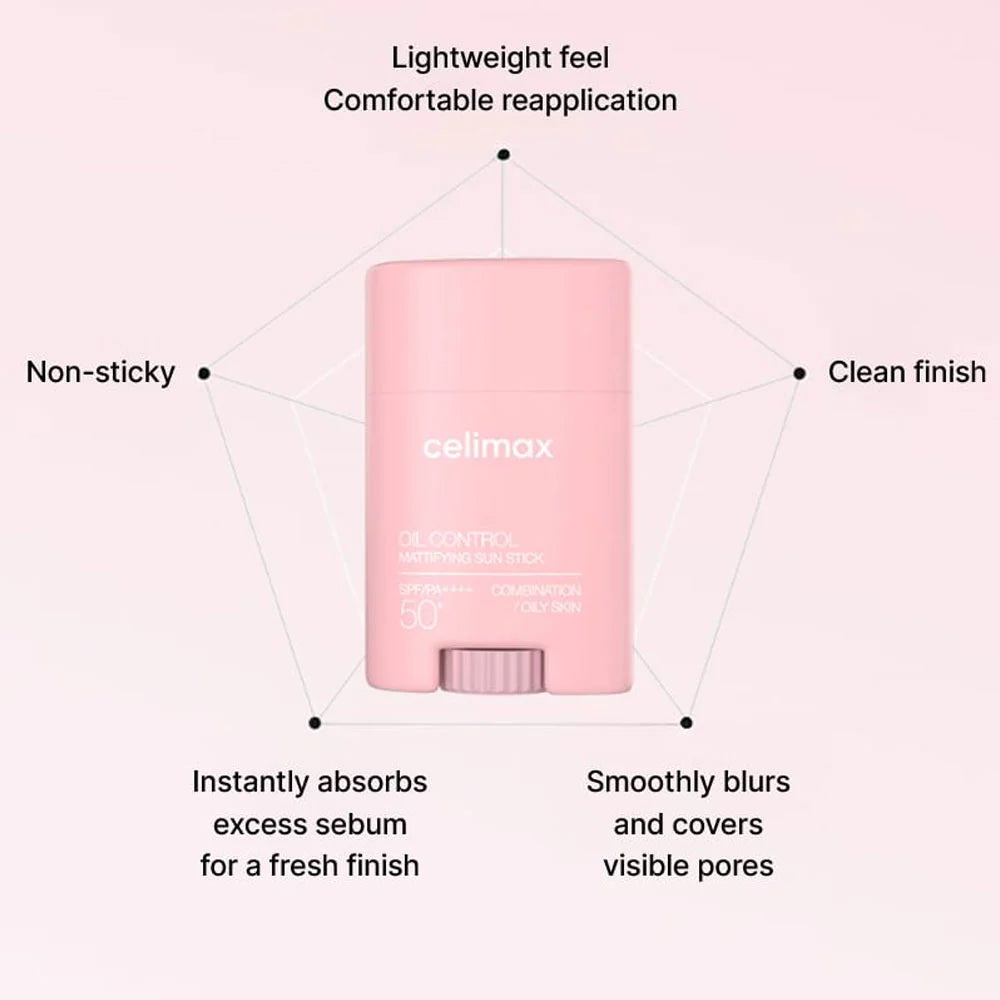 Celimax Oil Control Mattifying Sun Stick SPF 50+ PA++++