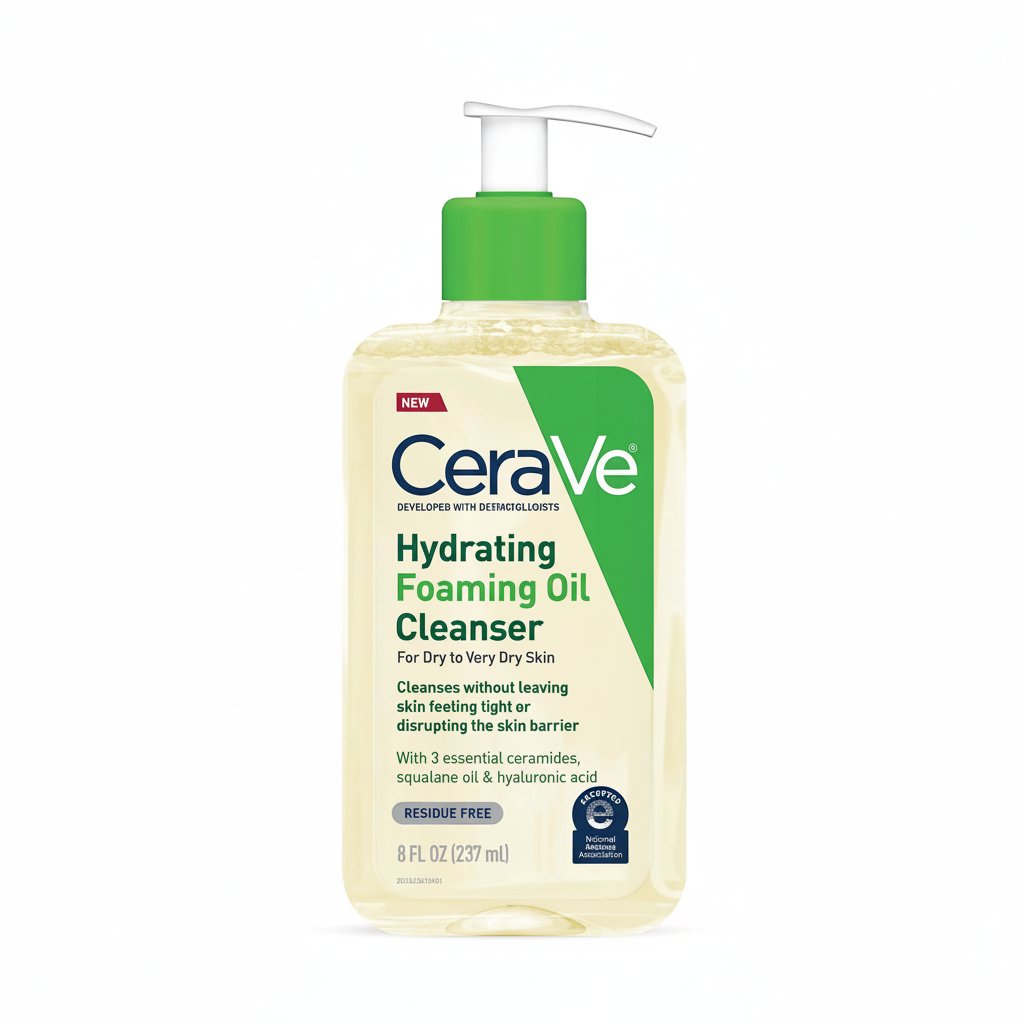CeraVe Hydrating Foaming Oil Cleanser