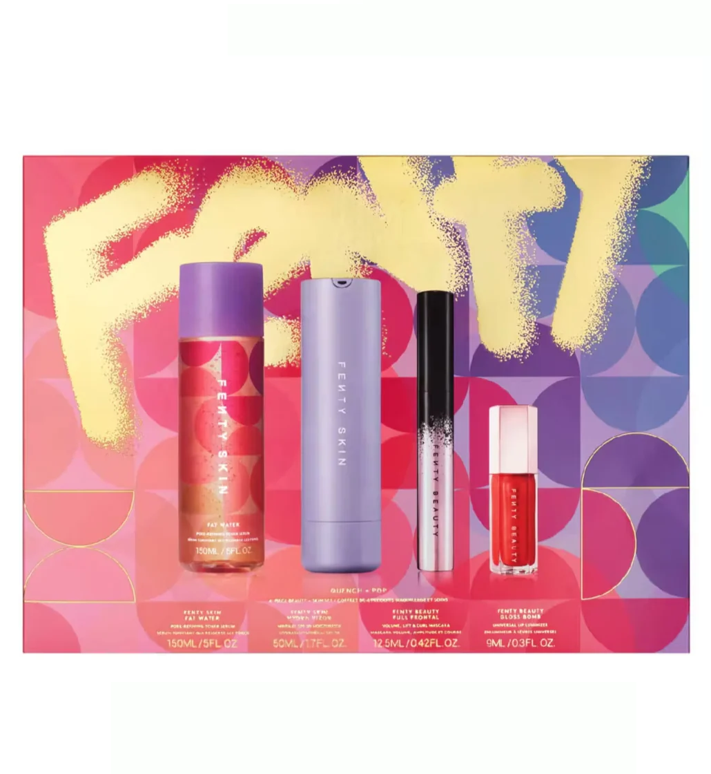 Fenty Beauty x Skin Quench Pop 4 Full Size Piece Beauty Skin Set