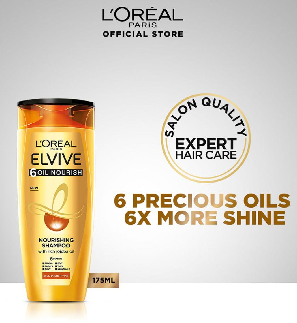L'Oreal Paris 6 Oil Nourish Scalp + Hair Nourishing Shampoo