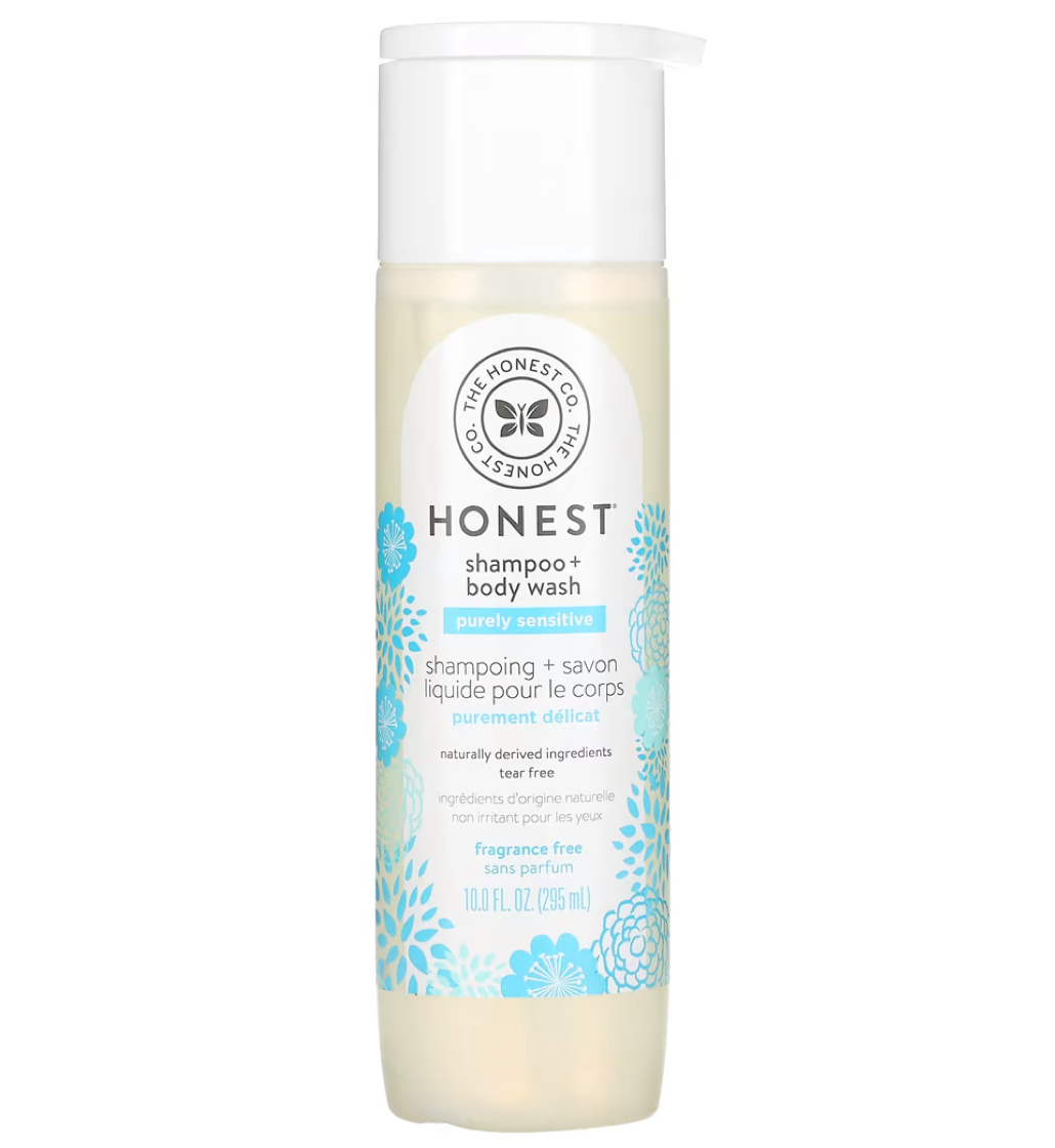 The Honest Co. Shampoo + Body Wash - Sensitive, Fragrance Free