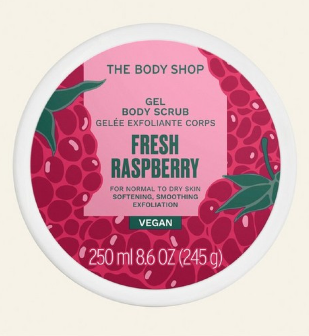 The Body Shop Gel Body Scrub - Fresh Raspberry