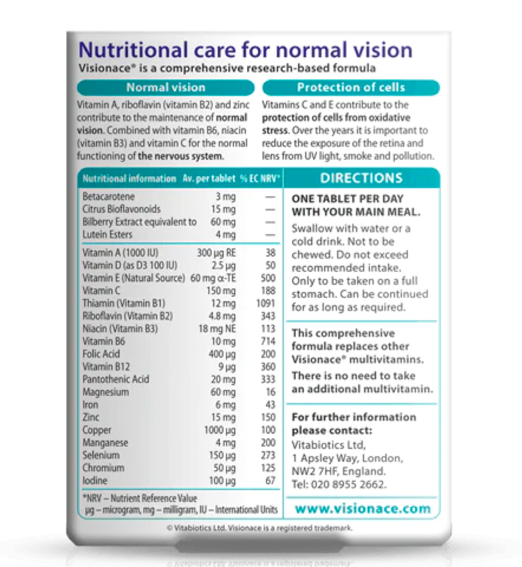 Vitabiotics Visionace Original