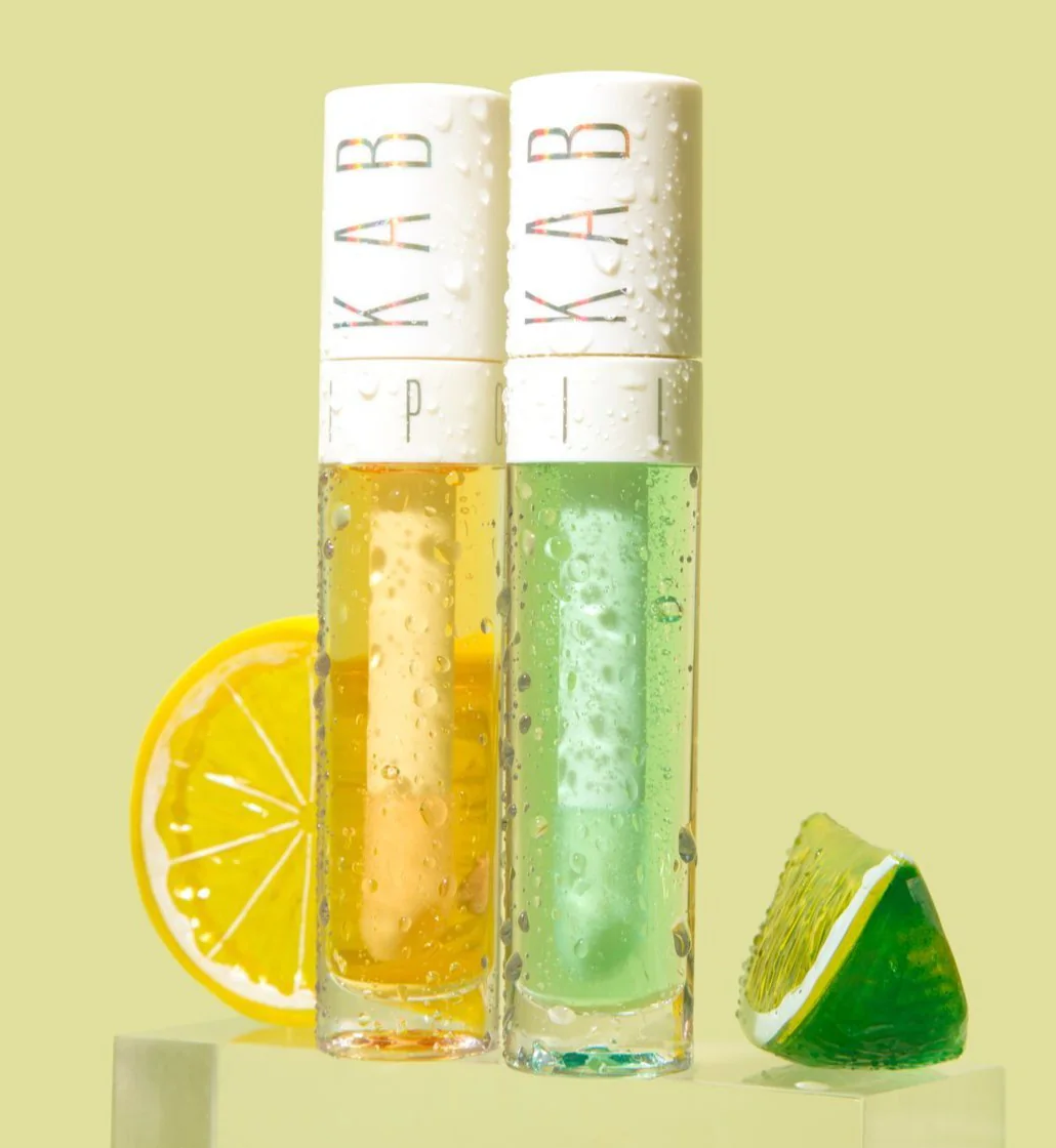 KAB Cosmetics Lemon + Lime Lip Oil Duo