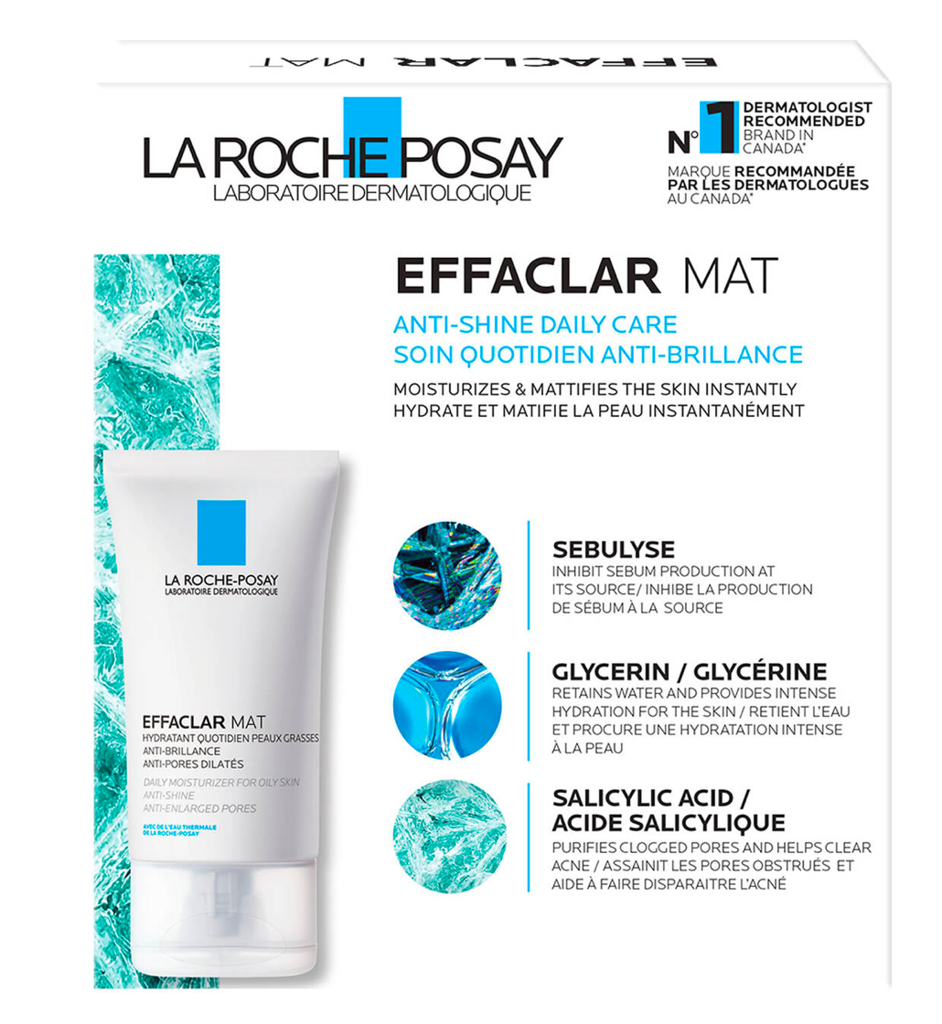 La Roche-Posay Effaclar Mat Anti-Shine Daily Care Kit Set