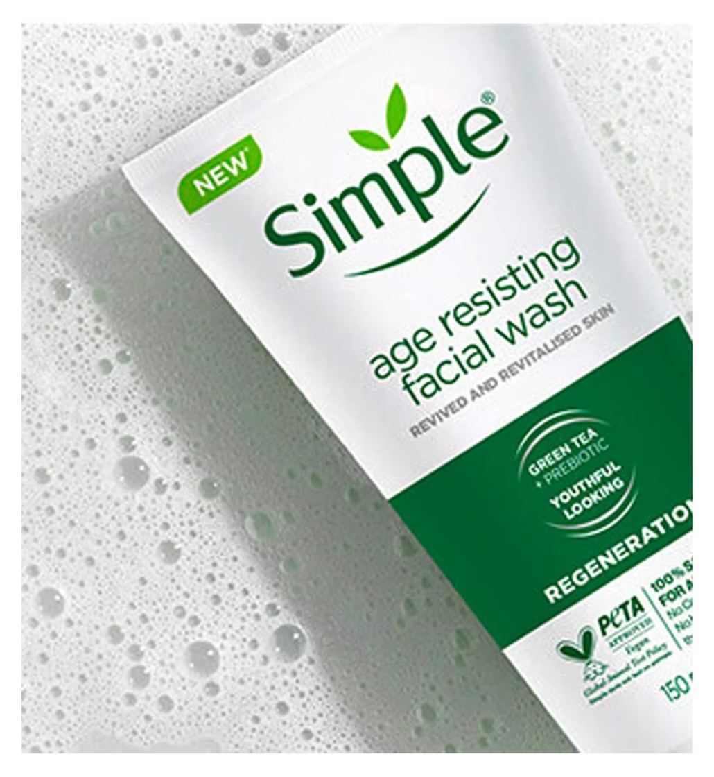 Simple Regeneration Age Resisting Facial Wash