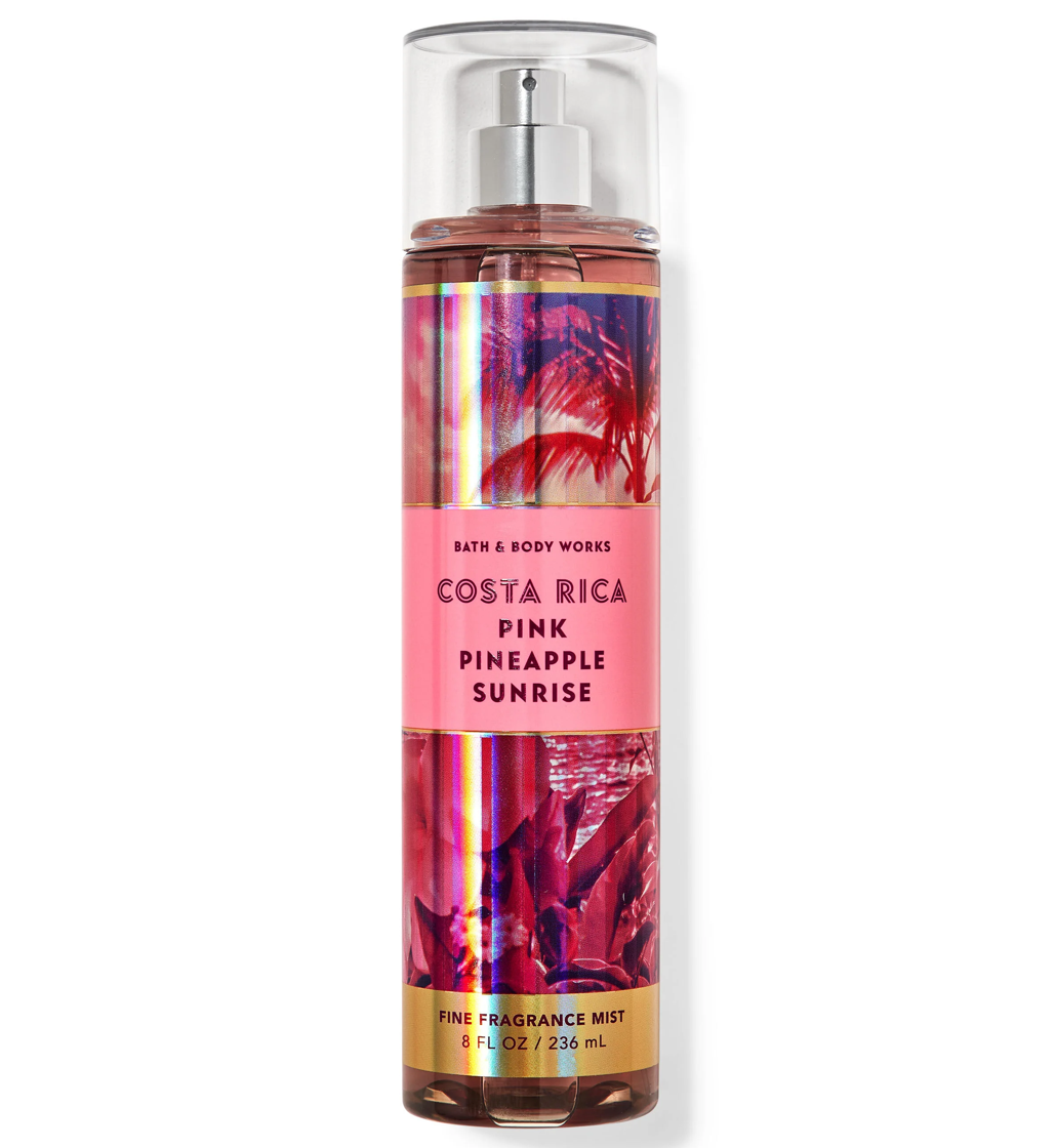Bath and Body Works Fine Fragrance Mist Costa Rica Pink Pineapple Su