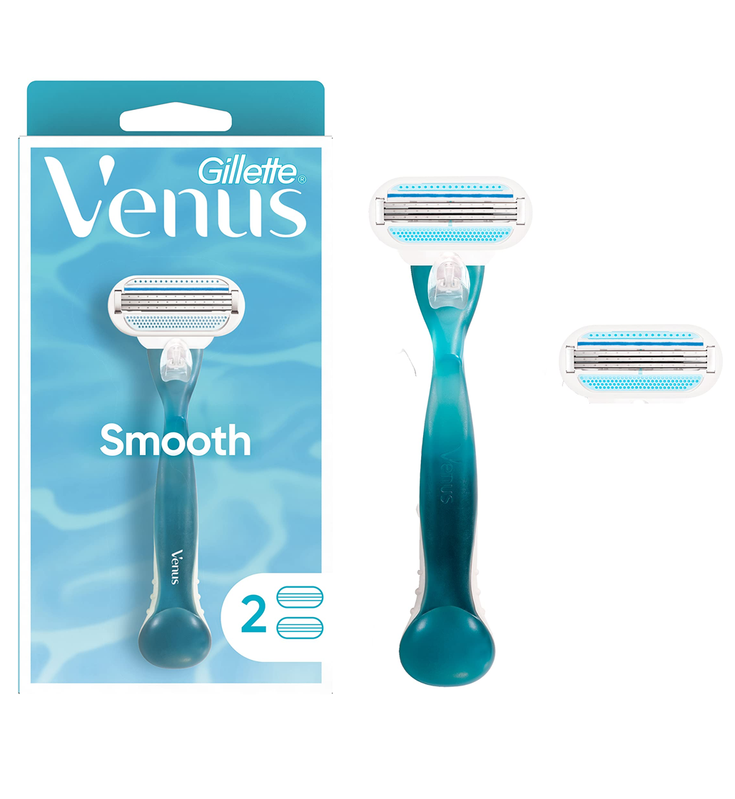 Gillette Venus Smooth Women's Razor - 1 handle + 2 refills