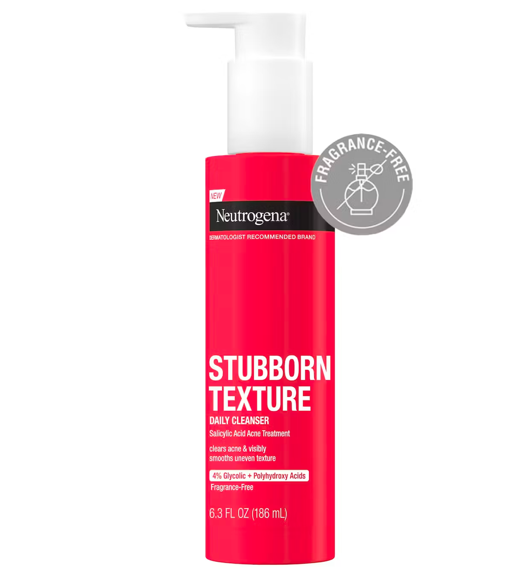 Neutrogena Stubborn Textureโข Daily Cleanser for Acne Treatment