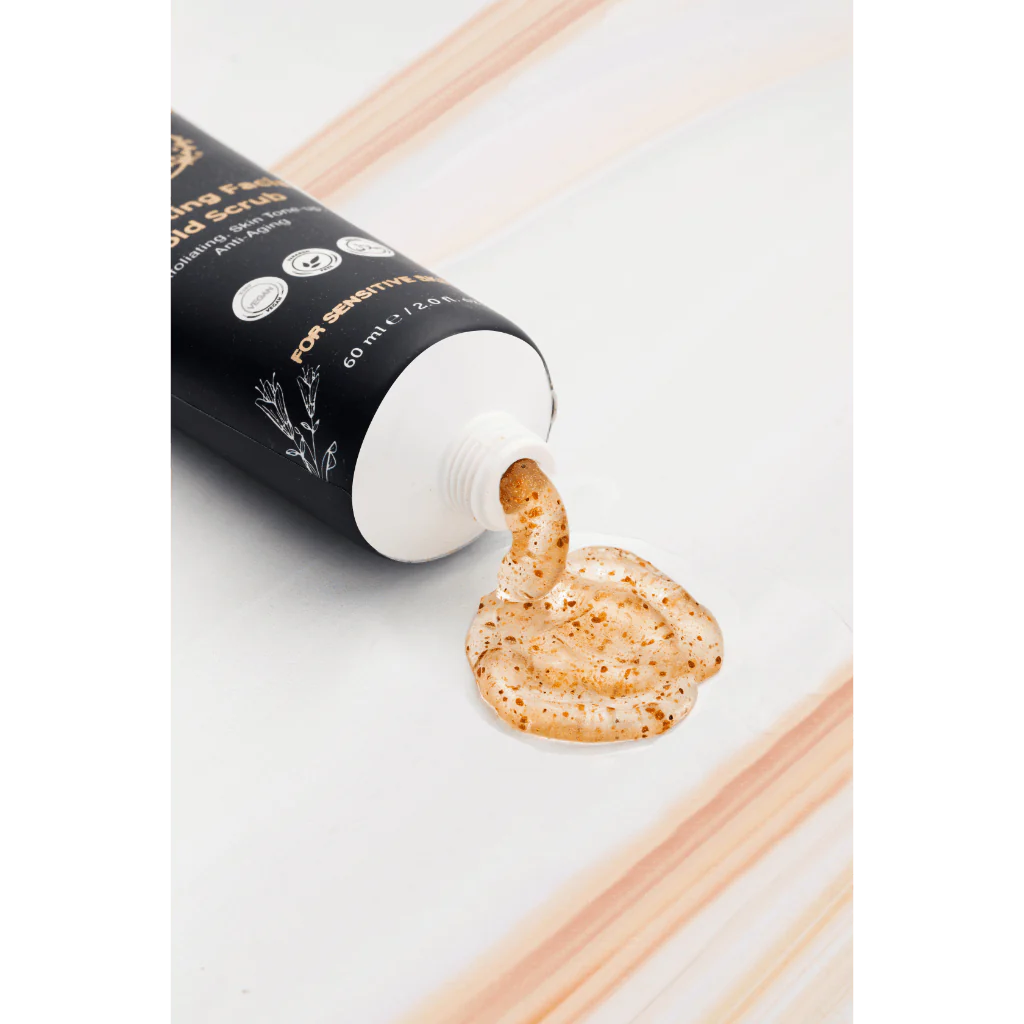 GlowStash Exfoliating Facial Gold Scrub