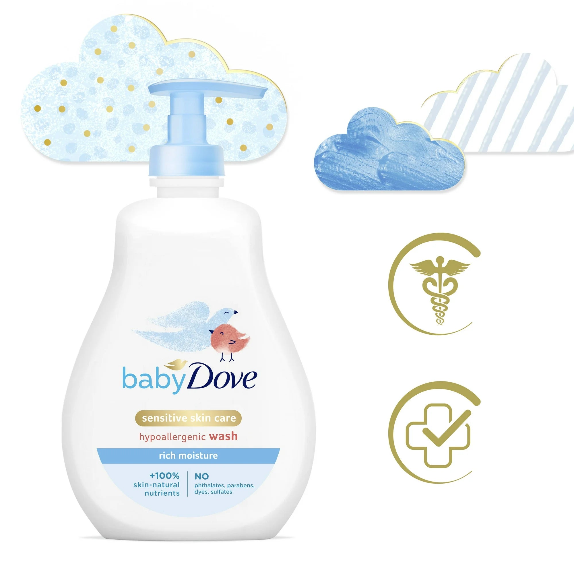 Dove Baby Rich Moisture Hypoallergenic Wash