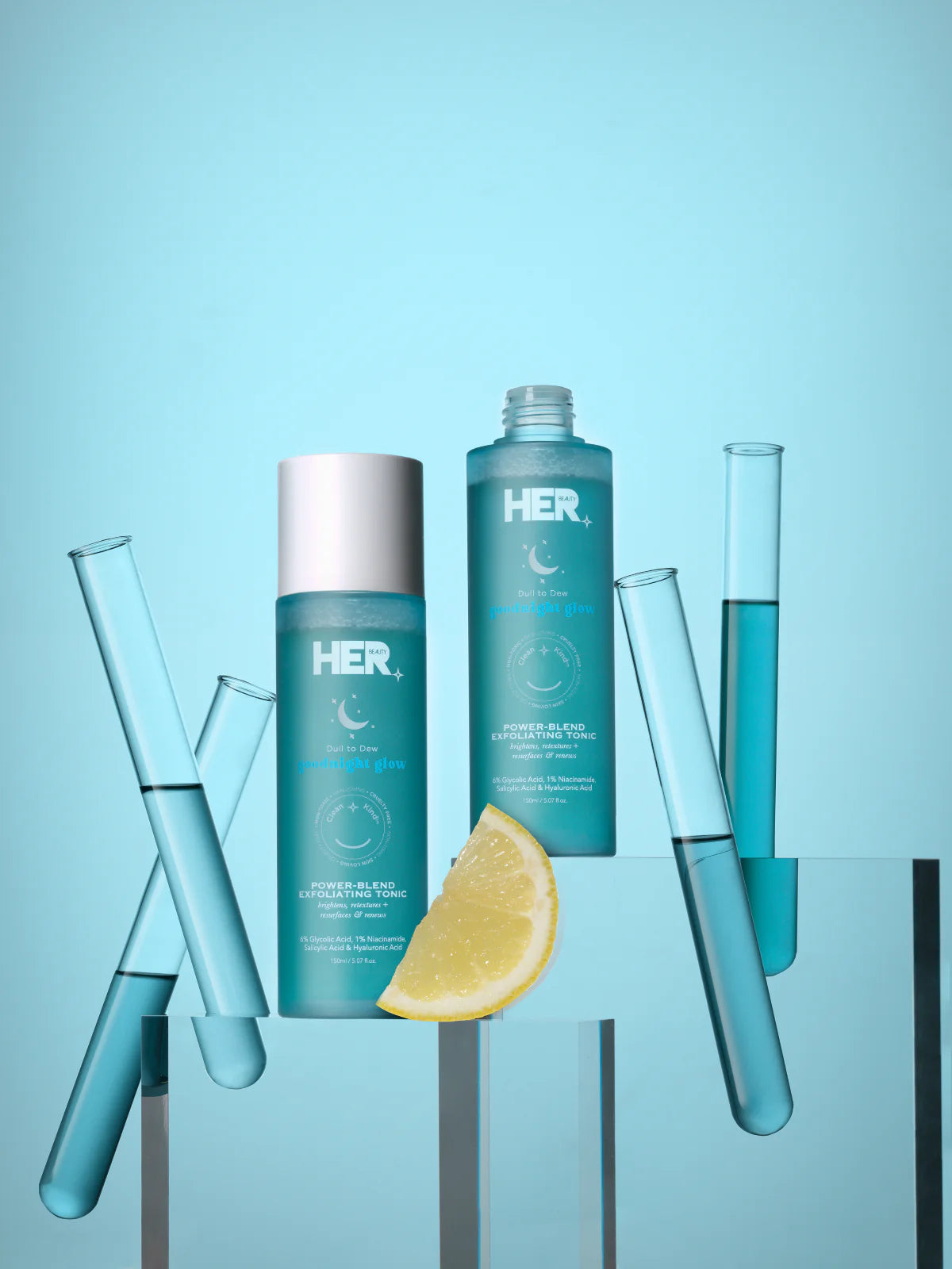 Her Beauty Goodnight Glow Power Blend Exfoliating Tonic