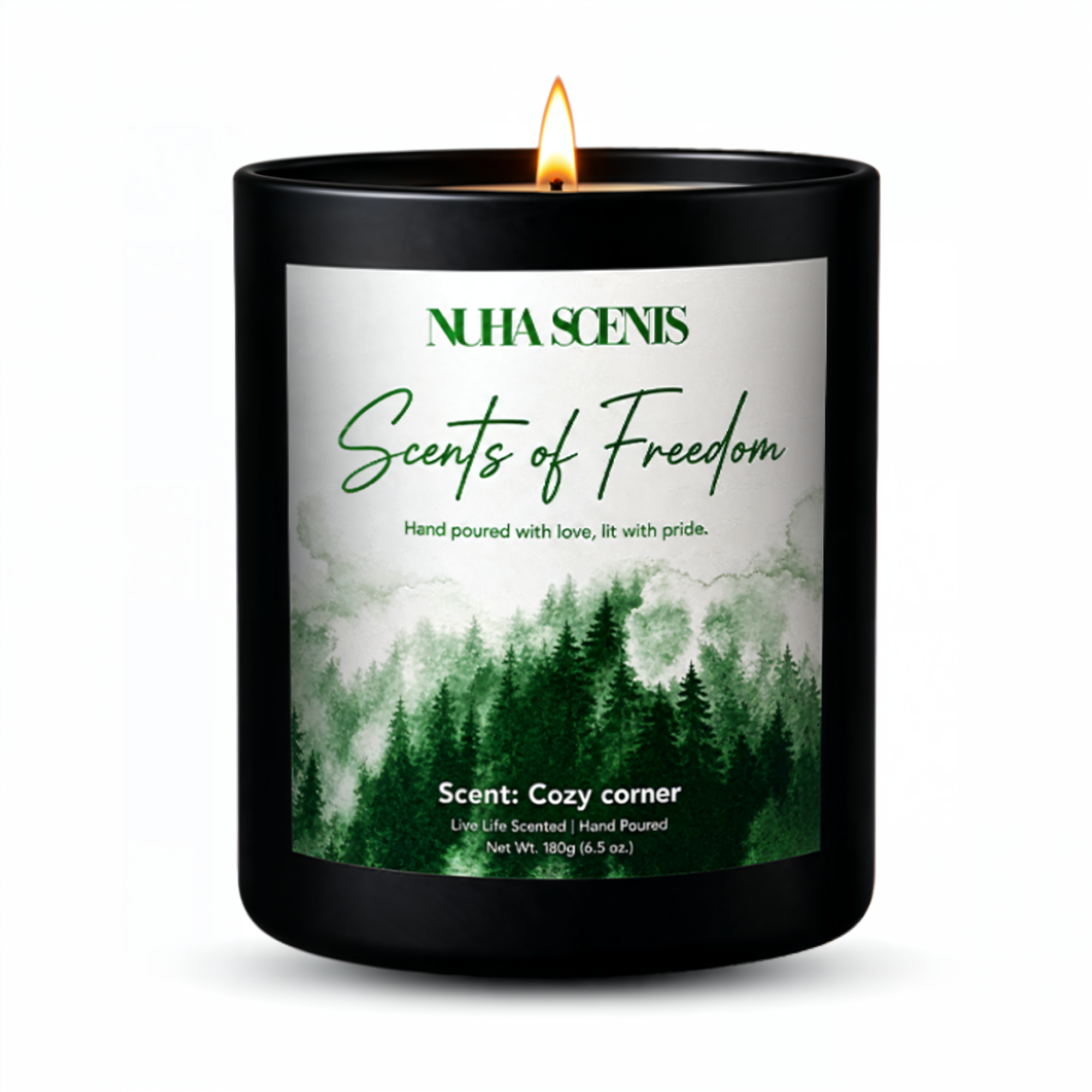 Nuha Scents of Freedom Candle - Cozy Corner