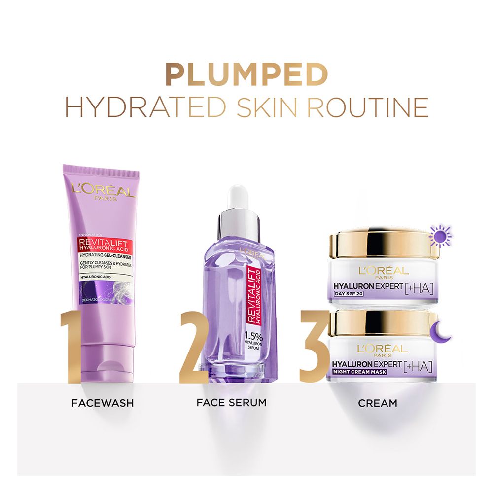 L'Oreal Paris Revitalift Hyaluronic Acid Hydrating Gel Cleanser Facewash