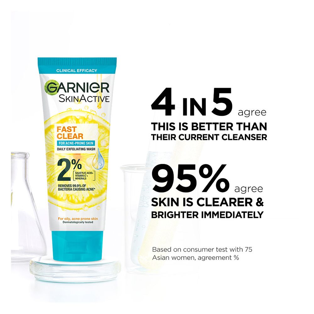 Garnier SkinActive Fast Clear Facewash For Acne Prone Skin