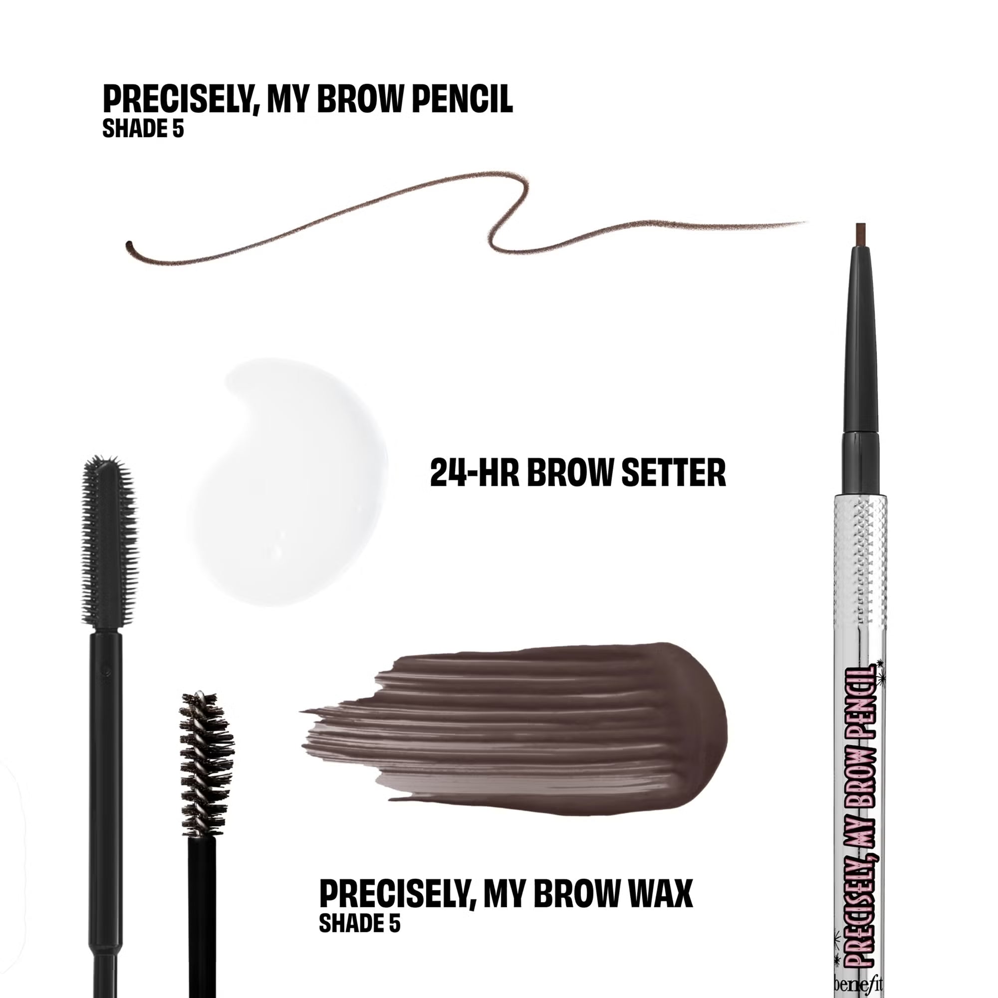 Benefit Browminoes 5 Eyebrow Makeup 3 Piece Gift Set