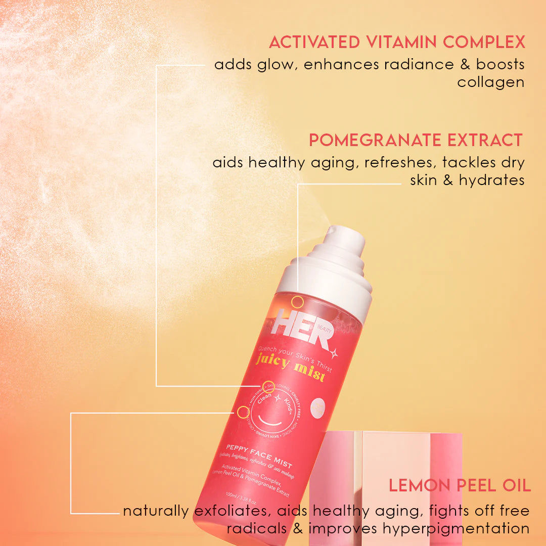 Her Beauty Juicy Mist Peppy Face Mist