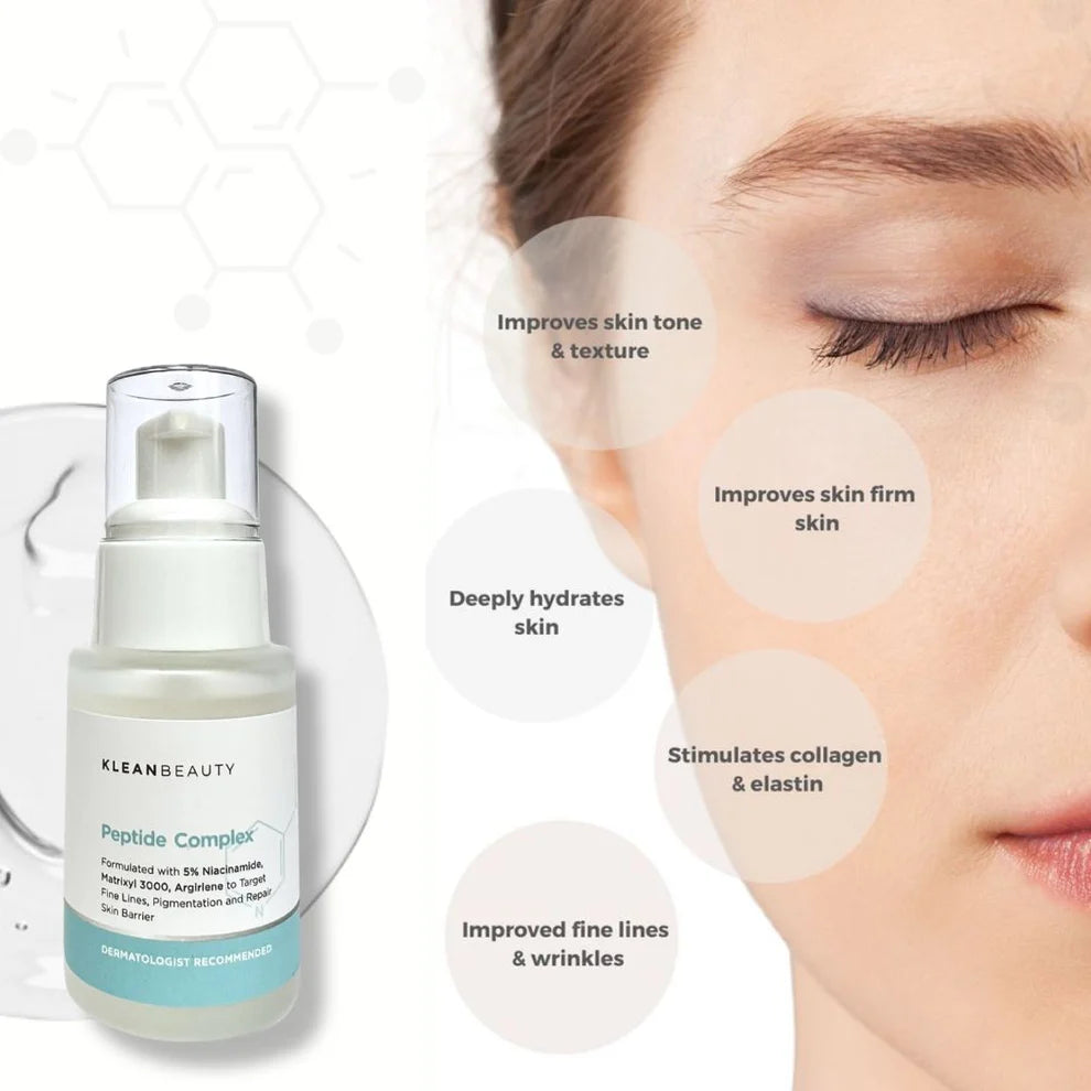 Klean Beauty Peptide Complex Serum