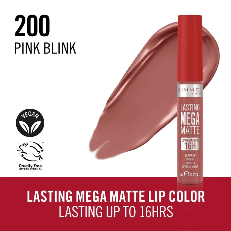 Rimmel London Lasting Mega Matte Liquid Lip Color