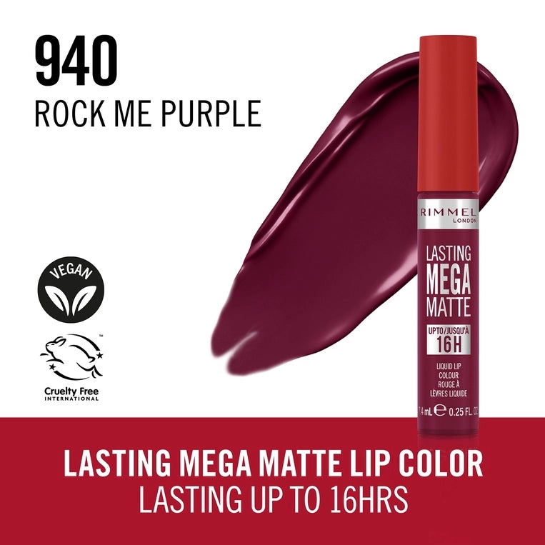 Rimmel London Lasting Mega Matte Liquid Lip Color