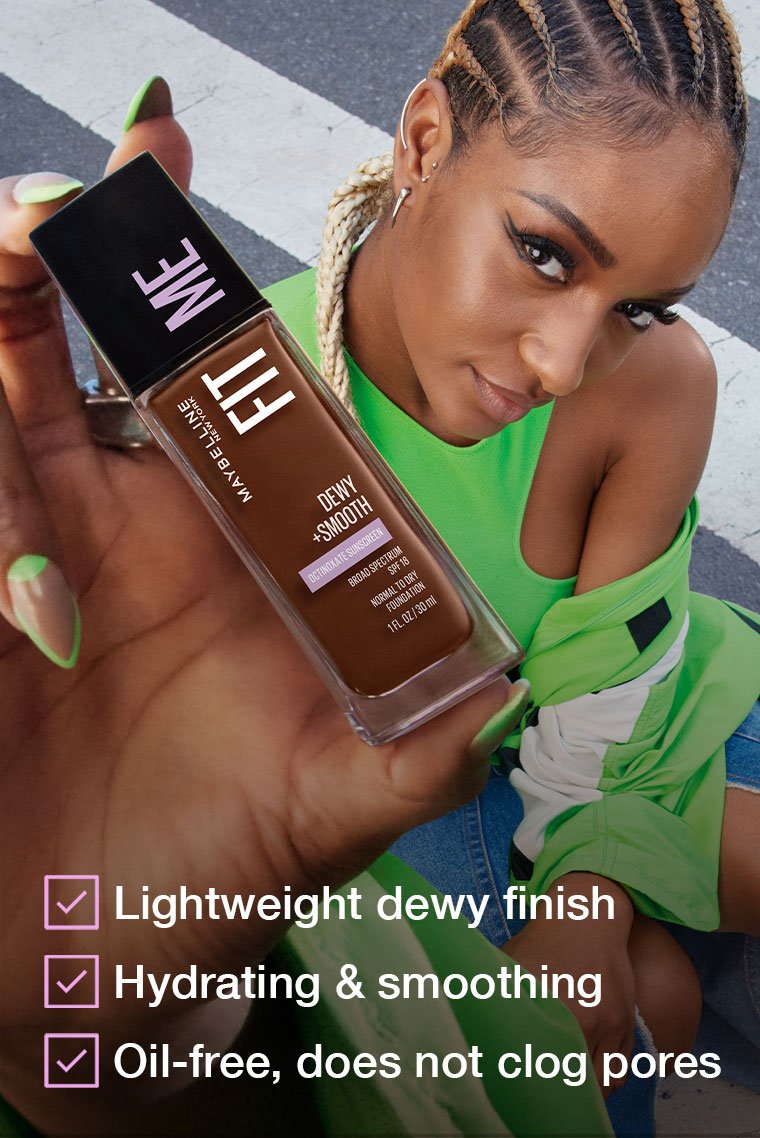 Maybelline Fit Me® Dewy + Smooth Liquid Foundation