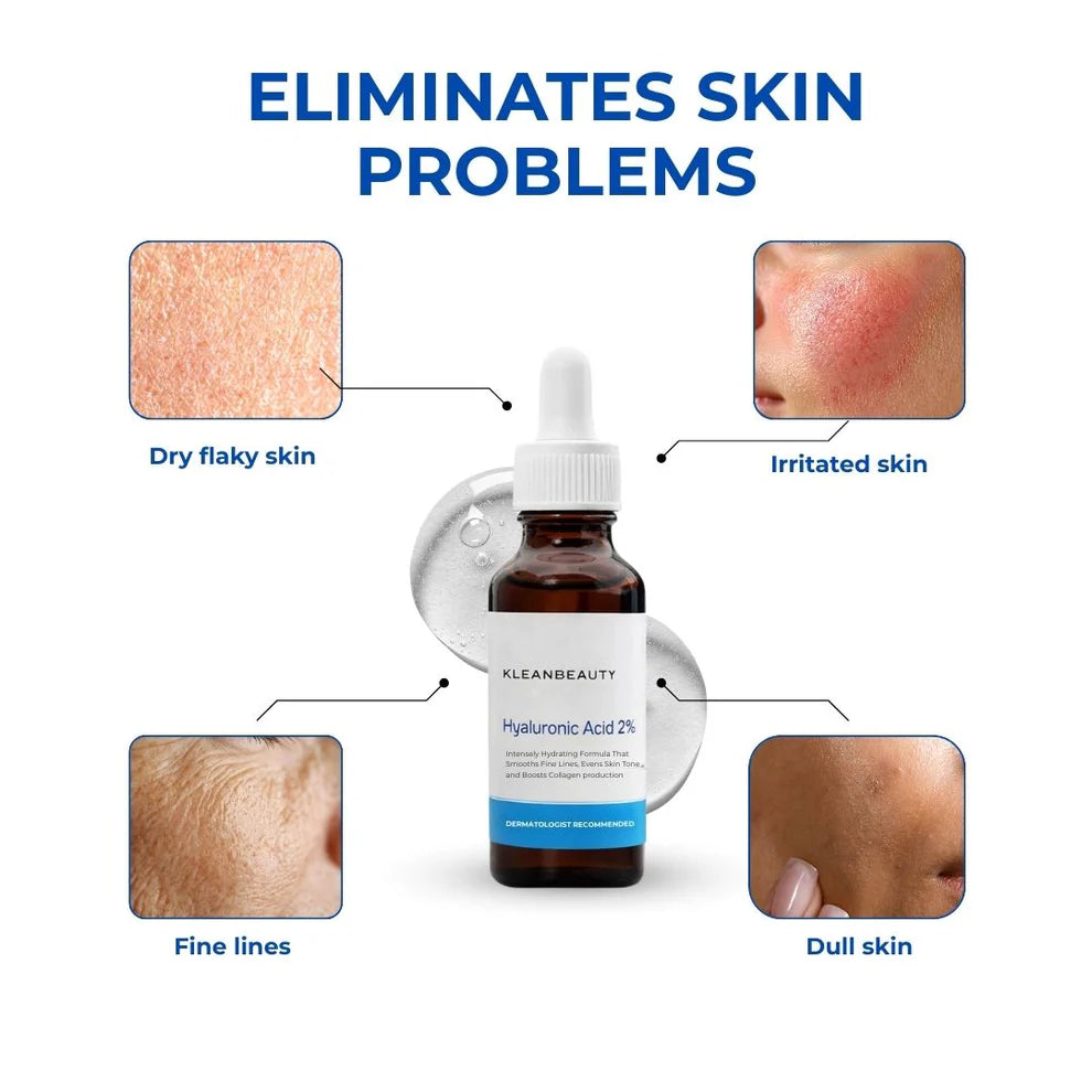 Klean Beauty Hydrating Hyaluronic Acid Serum