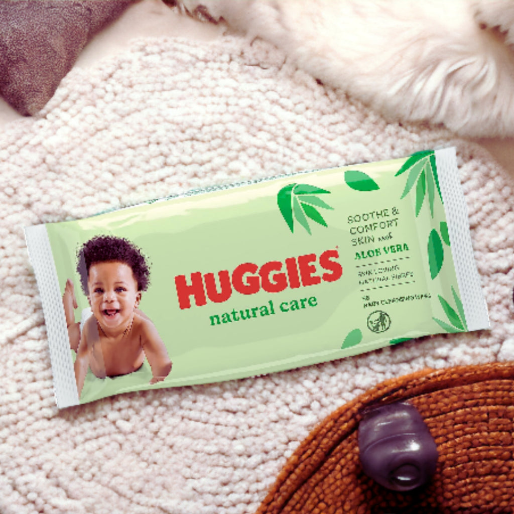 Huggies Natural Care Baby Wipes - Aloe Vera