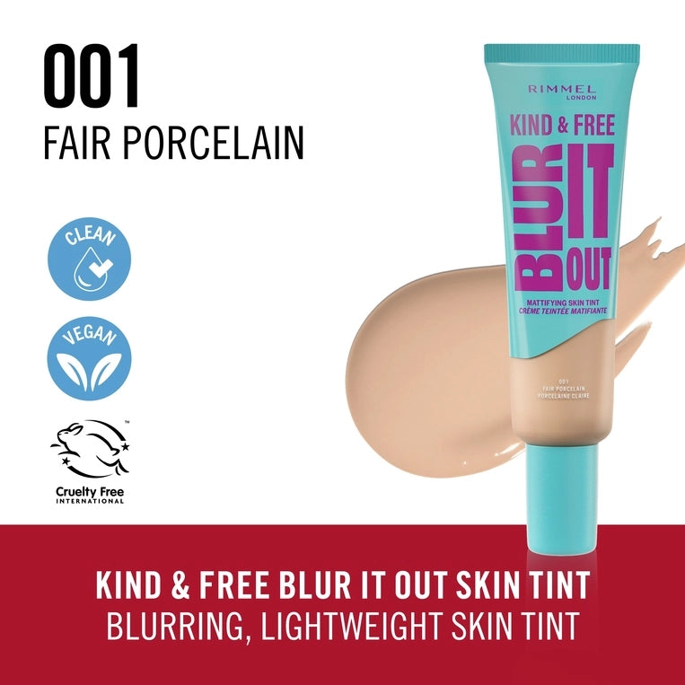 Rimmel London Kind & Free Blur It Out Mattifying Skin Tint