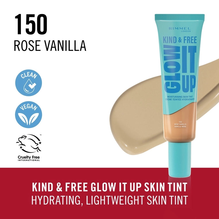 Rimmel London Kind & Free Glow It Up Moisturizing Skin Tint