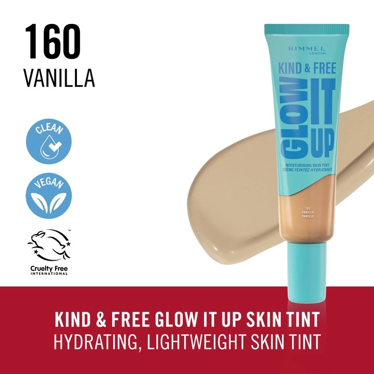 Rimmel London Kind & Free Glow It Up Moisturizing Skin Tint
