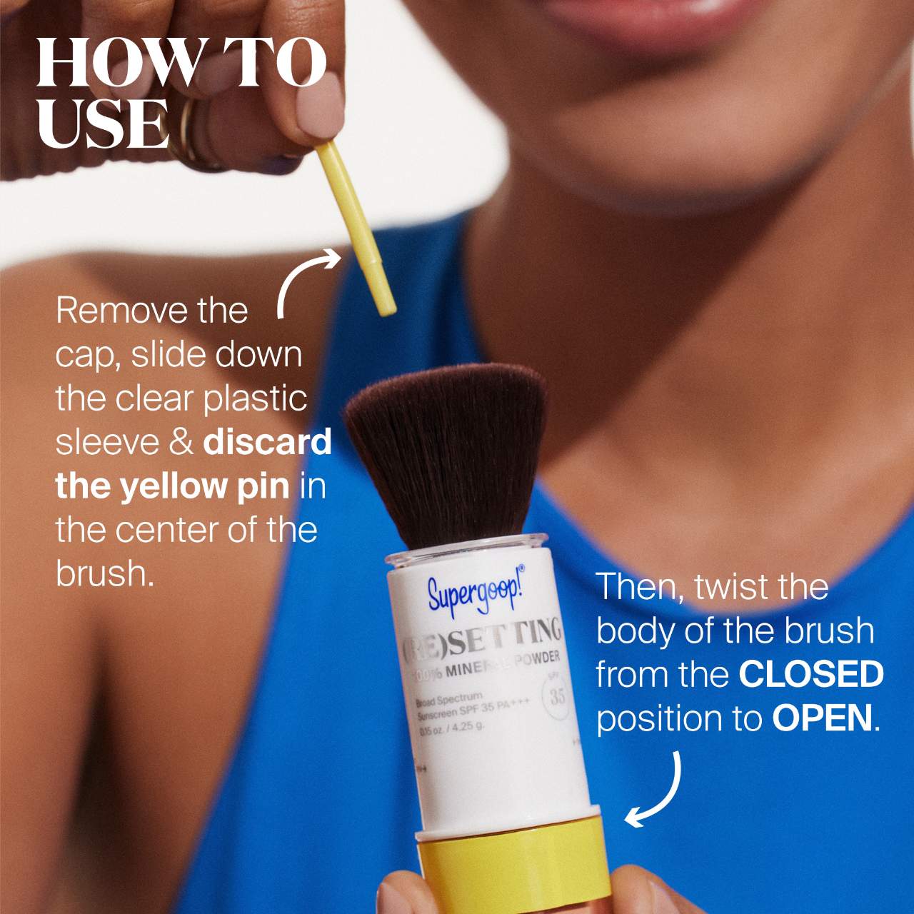 Supergoop (Re)setting 100% Mineral Powder SPF 35