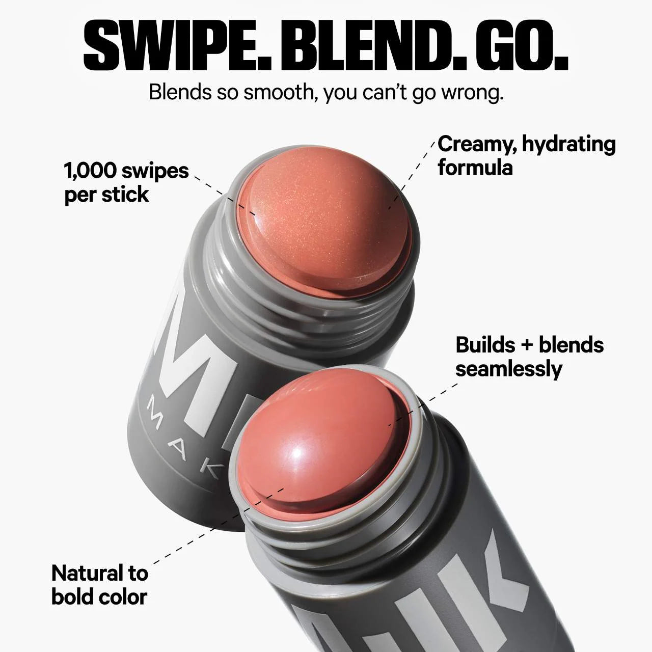 Milk Makeup Lip + Cheek Cream Blush Stick & Lip Color