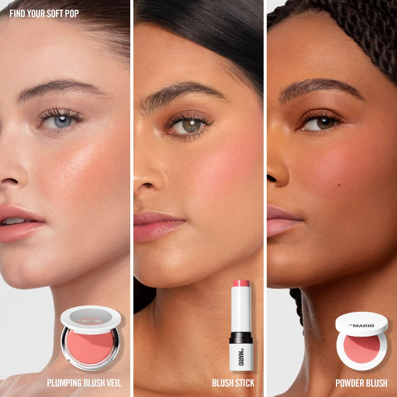 Makeup by Mario Soft Pop Plumping Cream Blush Veil
