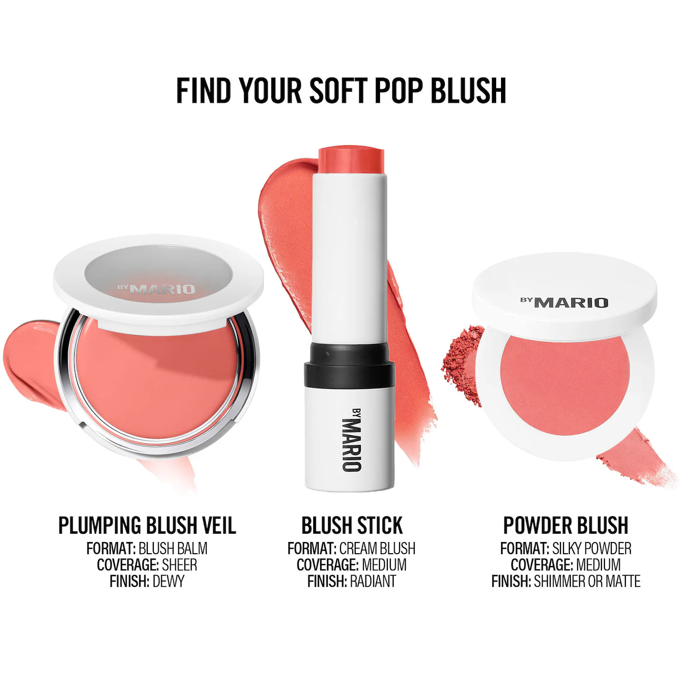 Makeup by Mario Soft Pop Plumping Cream Blush Veil