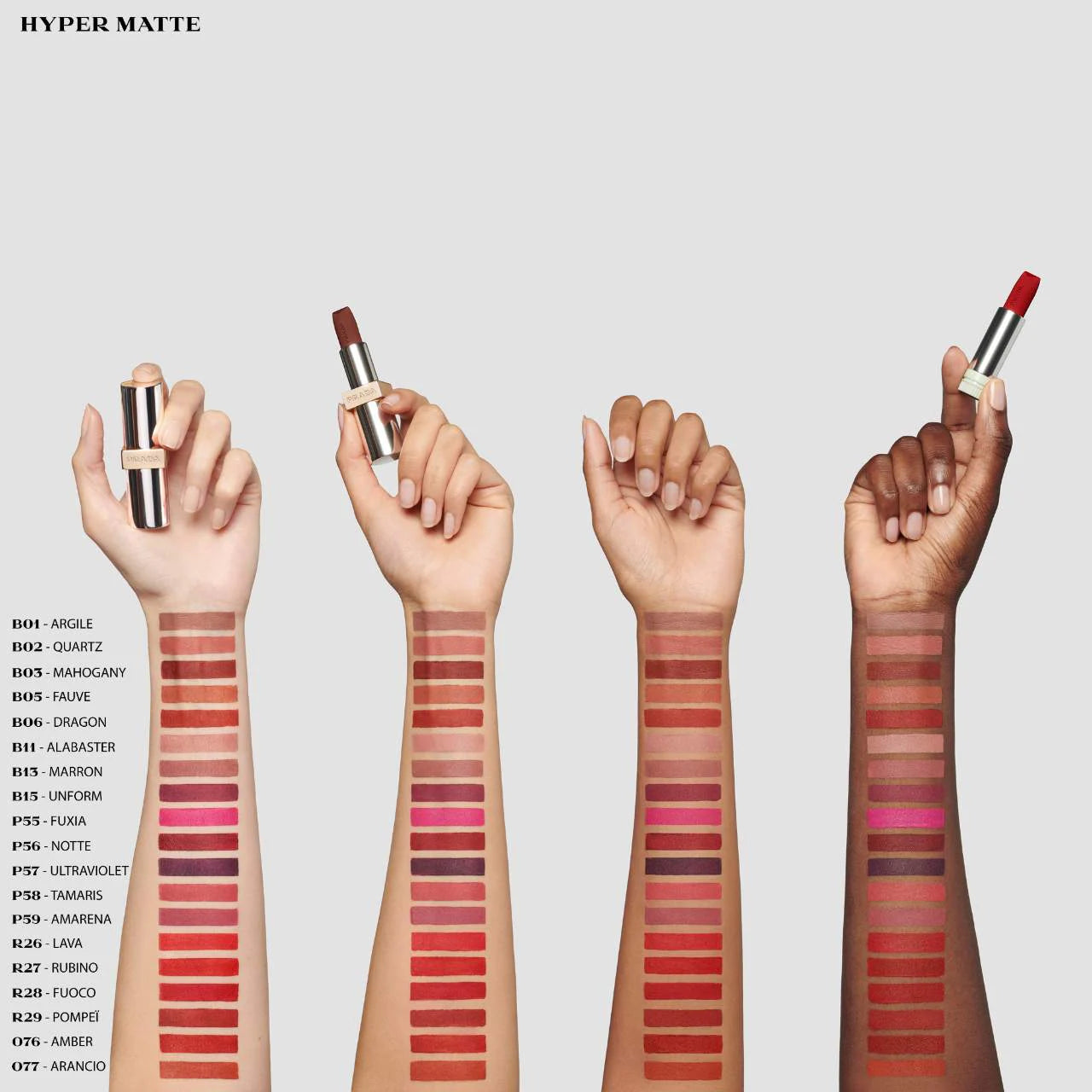 Prada Beauty Monochrome Hyper Matte Refillable Lipstick