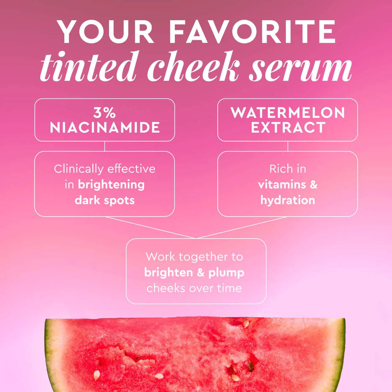 Glow Recipe Watermelon Glow Niacinamide Dewy Flush Brightening Serum Blush
