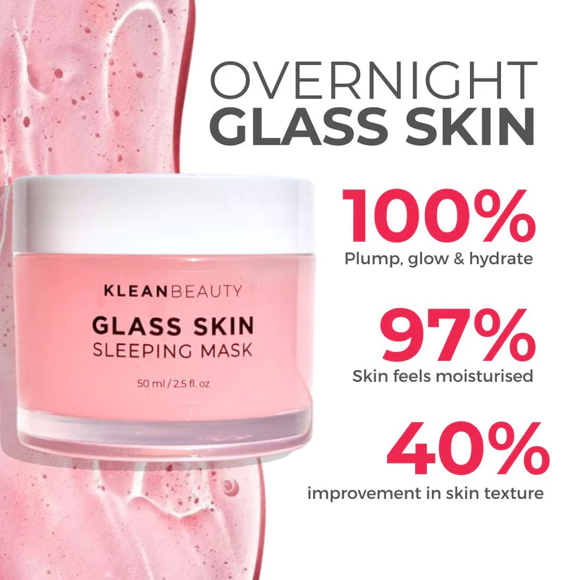 Klean Beauty Glass Skin Sleeping Mask