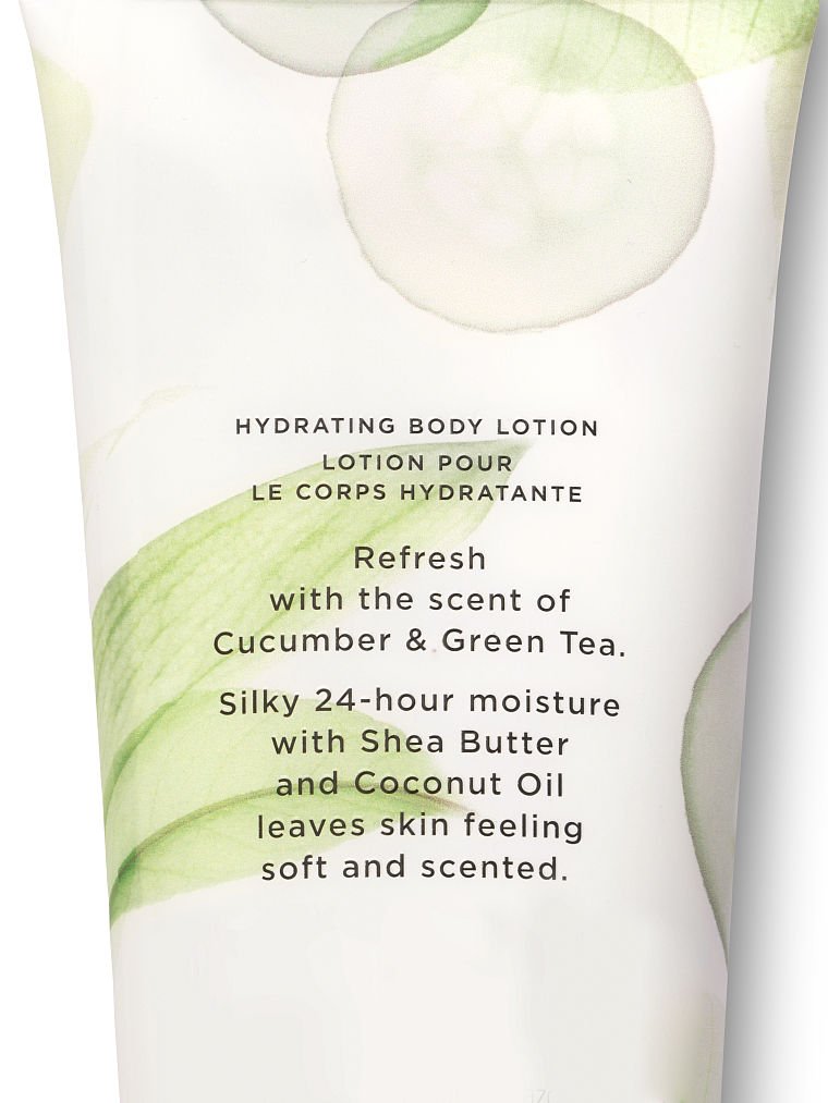 Victoria's Secret Hydrating Body Lotion Cucumber  Green Tea – Medoget