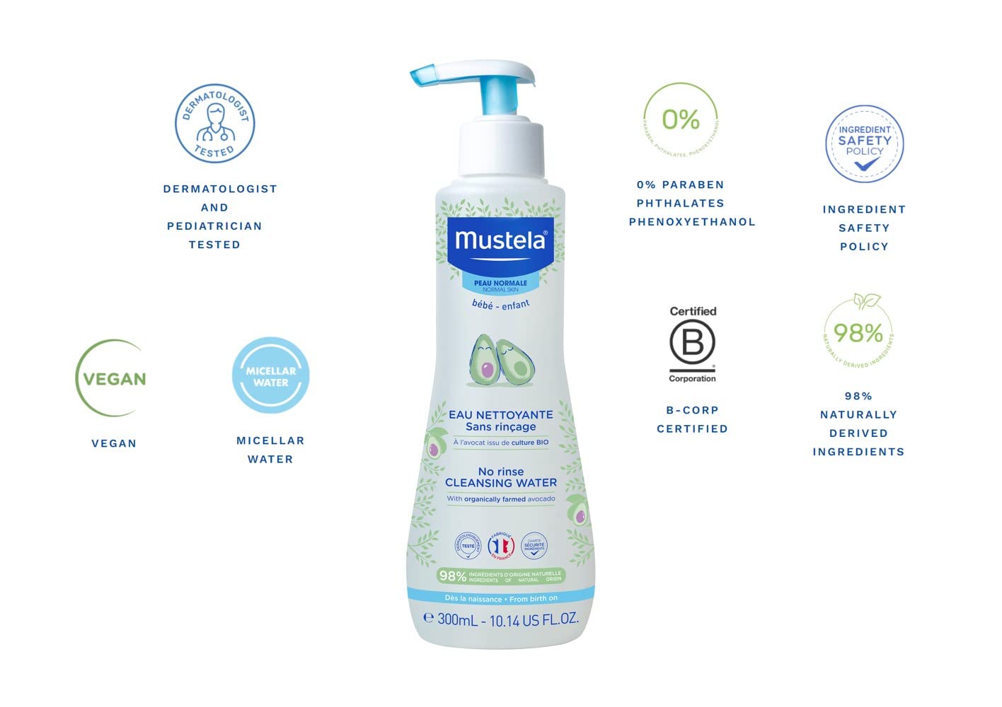 Mustela No Rinse Cleansing Water