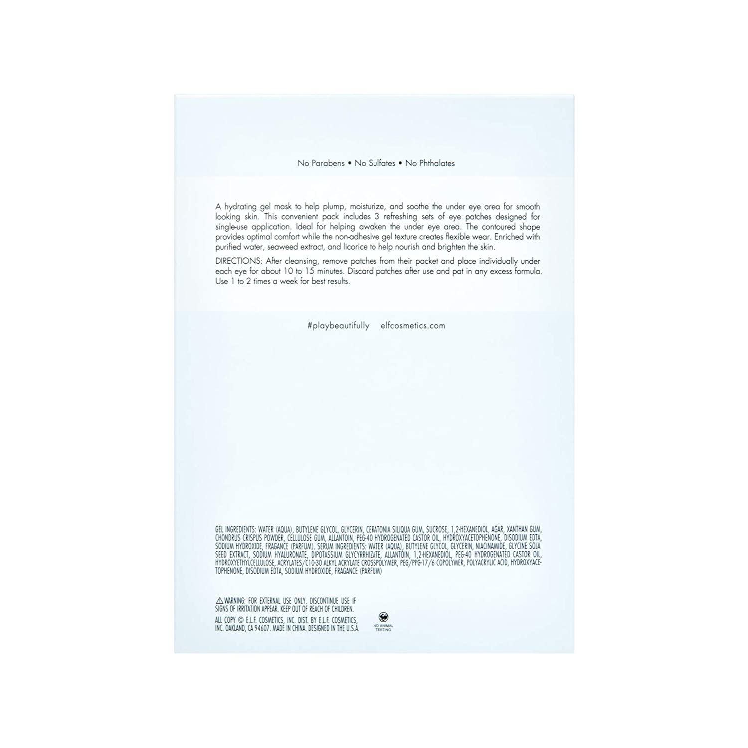 e.l.f. Hydrogel Under Eye Mask