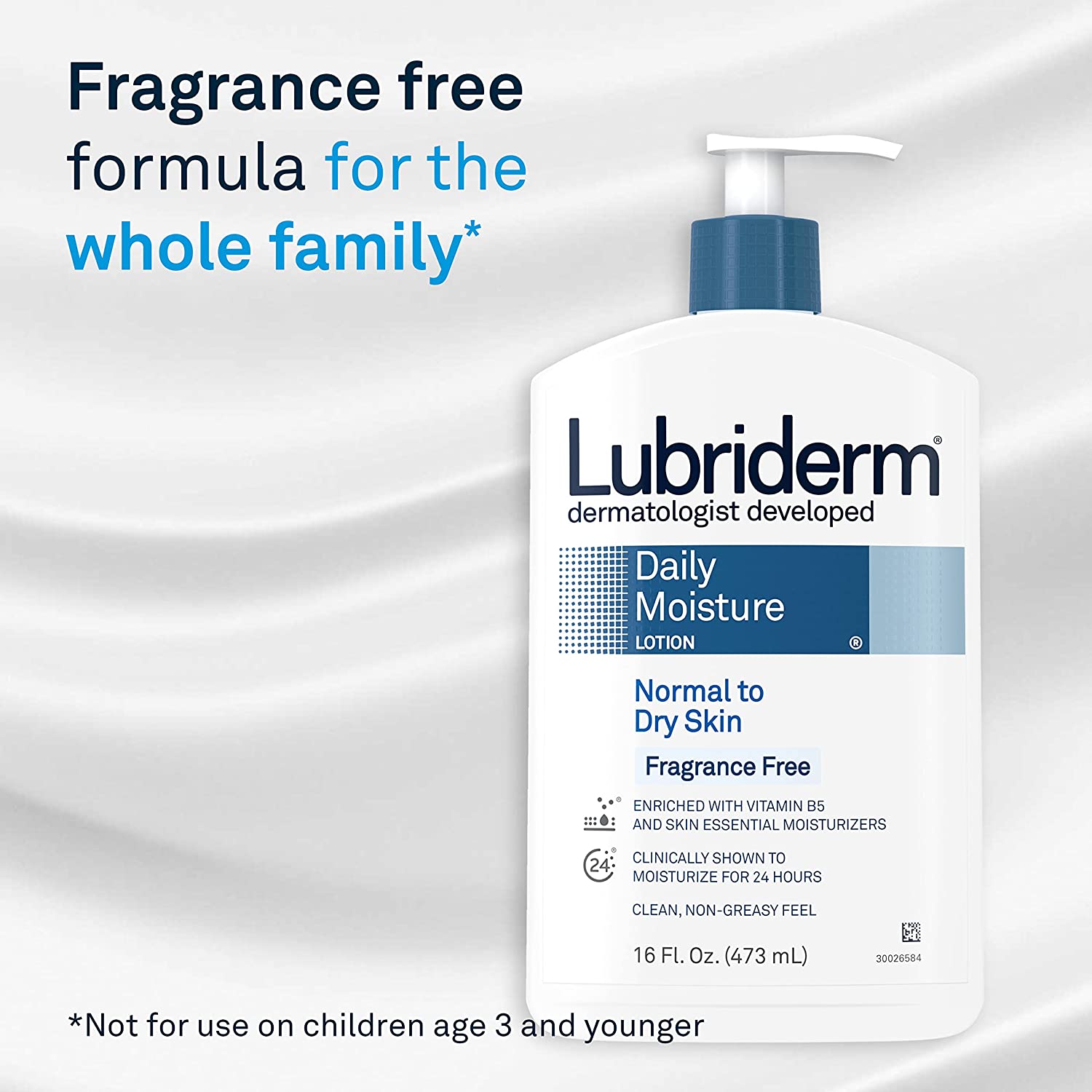 Lubriderm Daily Moisture Fragrance Free Lotion