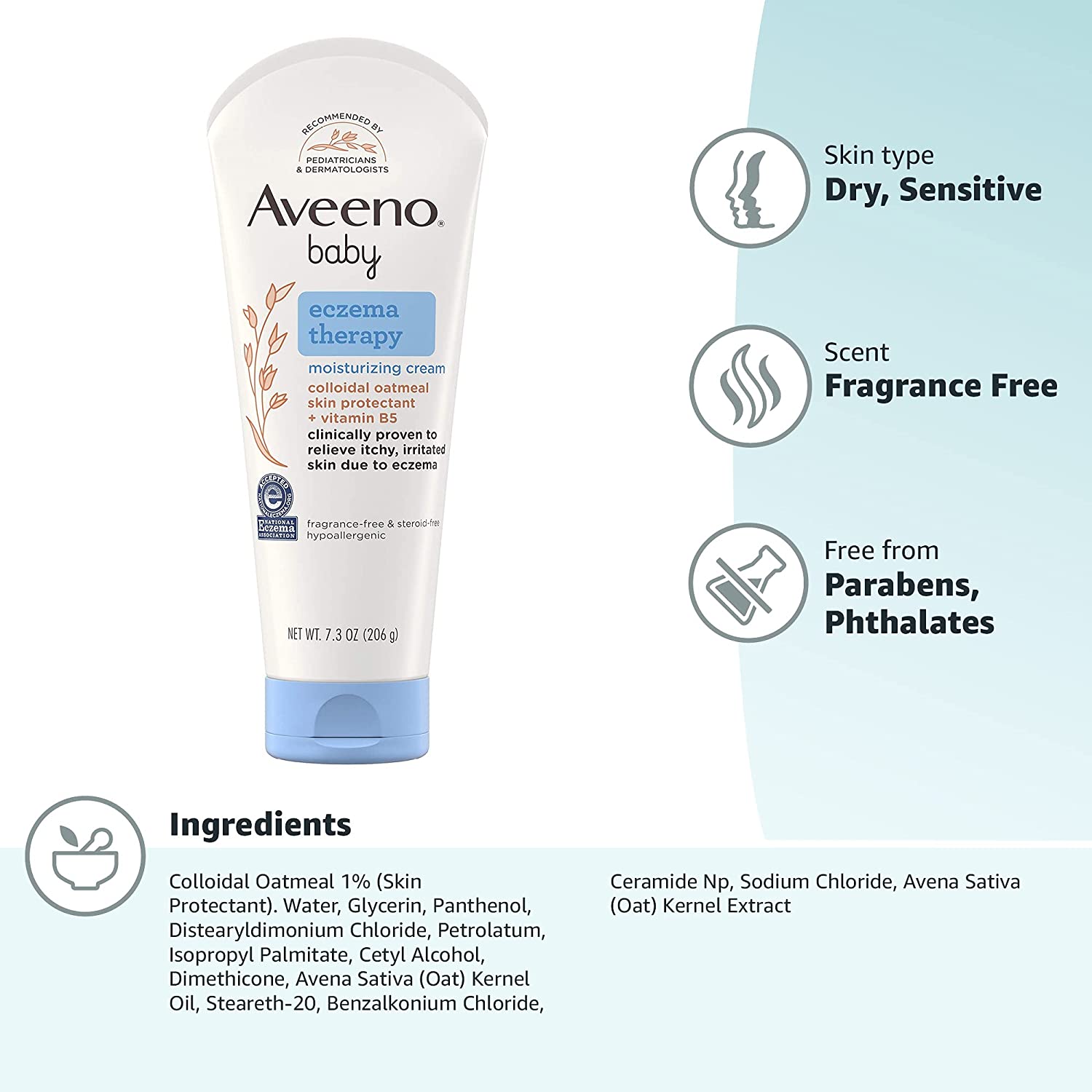 Aveeno Baby Eczema Therapy Moisturizing Cream