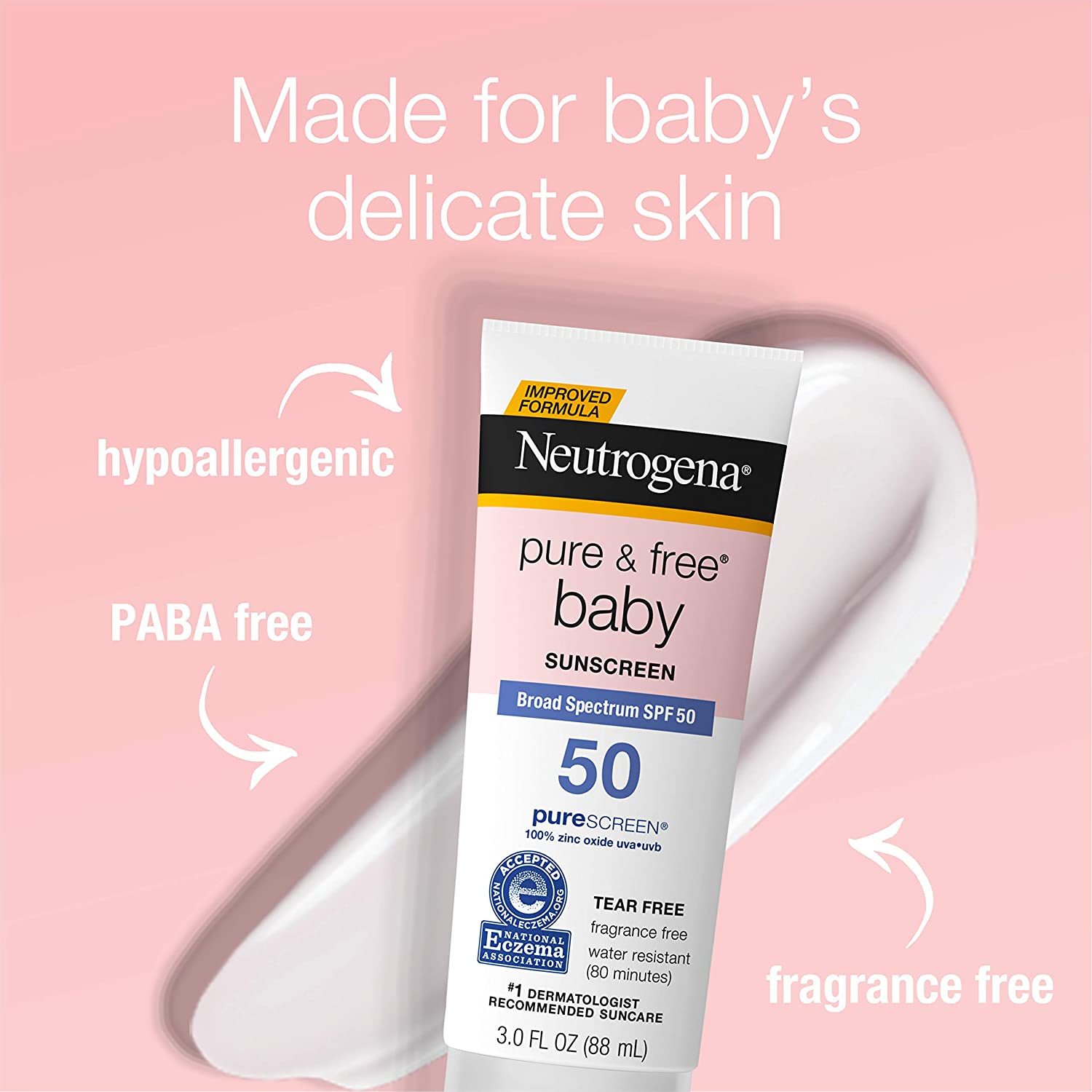 Neutrogena Pure & Free Baby Sunscreen SPF 50