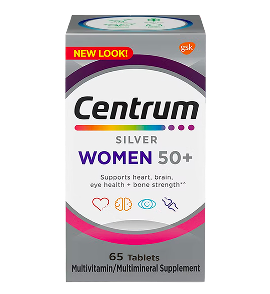 Centrum Silver Women 50+ Multivitamins - 65 Tablets